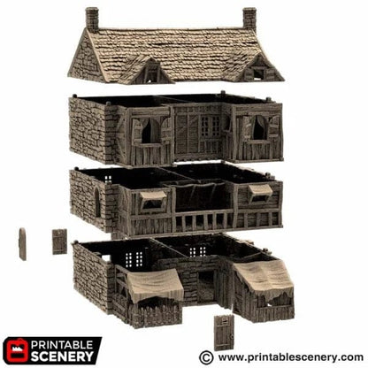 Slums of Flea Bottom - Country & King - Fantasy Historical Building