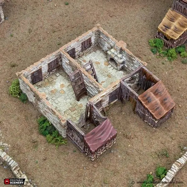 Slums of Flea Bottom - Country & King - Fantasy Historical Building