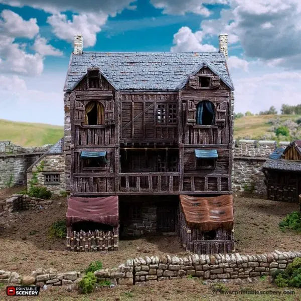 Slums of Flea Bottom - Country & King - Fantasy Historical Building