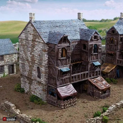 Slums of Flea Bottom - Country & King - Fantasy Historical Building