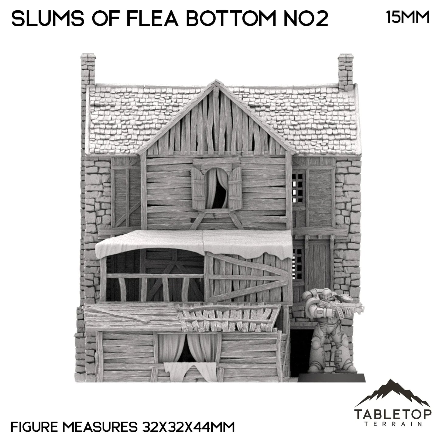 Slums of Flea Bottom No.2 - Country & King - Fantasy Historical Building