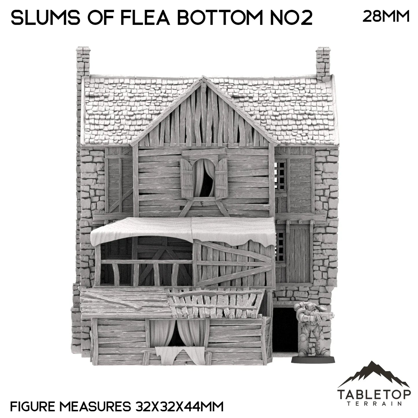 Slums of Flea Bottom No.2 - Country & King - Fantasy Historical Building