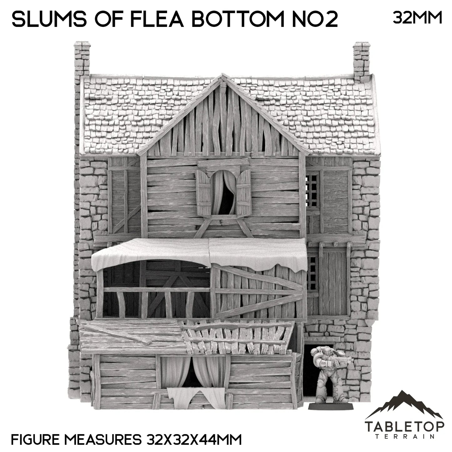 Slums of Flea Bottom No.2 - Country & King - Fantasy Historical Building