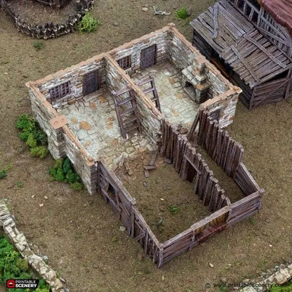 Slums of Flea Bottom No.2 - Country & King - Fantasy Historical Building