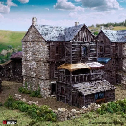 Slums of Flea Bottom No.2 - Country & King - Fantasy Historical Building