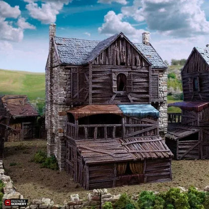 Slums of Flea Bottom No.2 - Country & King - Fantasy Historical Building