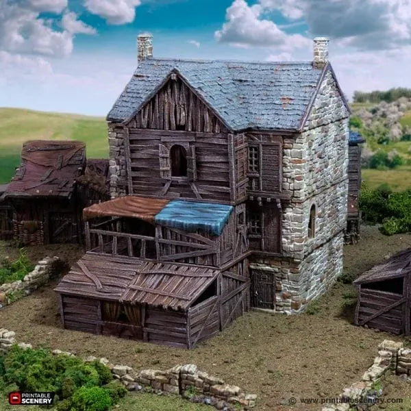 Slums of Flea Bottom No.2 - Country & King - Fantasy Historical Building