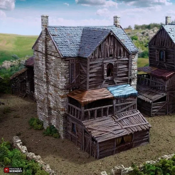Slums of Flea Bottom No.2 - Country & King - Fantasy Historical Building