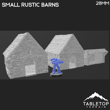 Small Rustic Barns - Country & King - Fantasy Historical Building