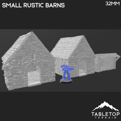 Small Rustic Barns - Country & King - Fantasy Historical Building