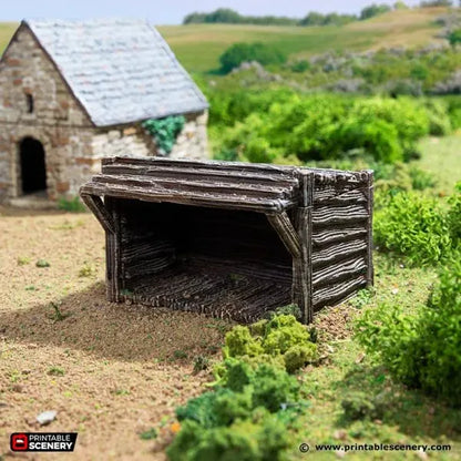 Small Rustic Barns - Country & King - Fantasy Historical Building