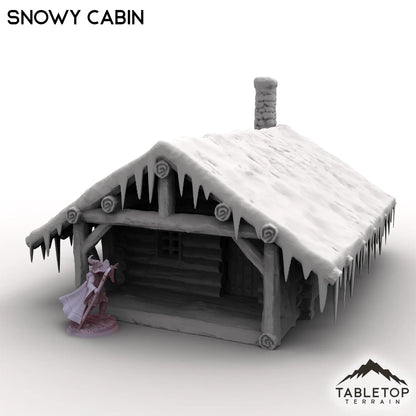 Snowy Cabin