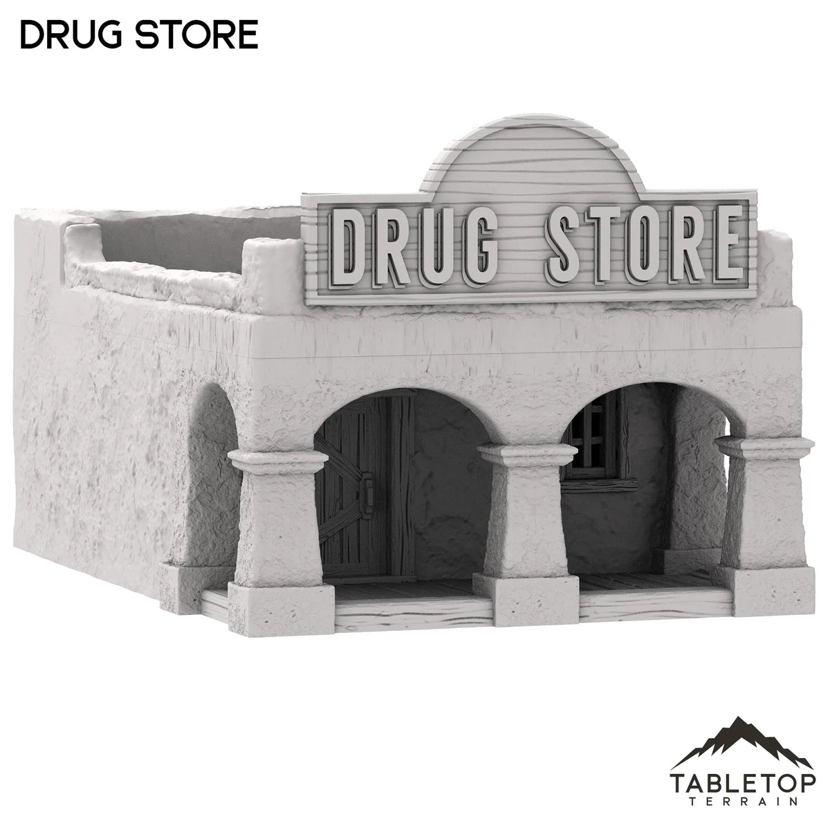 Spanish Drug Store - Old Wild Western Rush