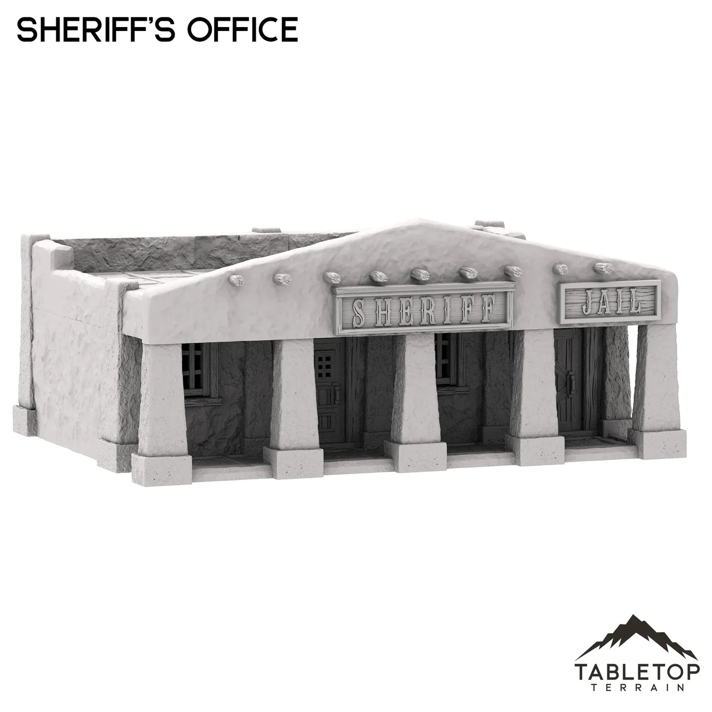 Spanish Sheriff's Office + Jail - Old Wild Western Rush