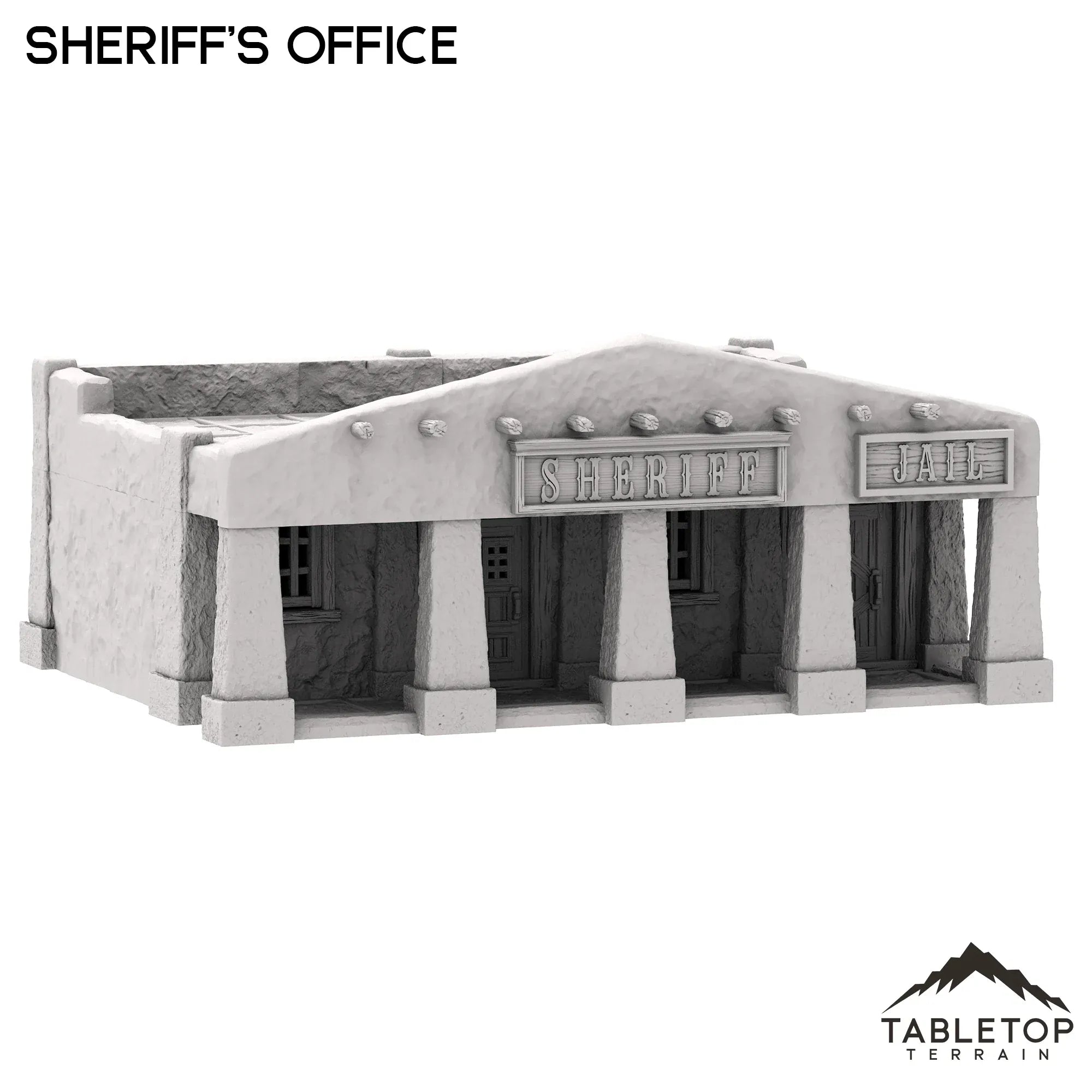 Spanish Sheriff's Office + Jail - Old Wild Western Rush