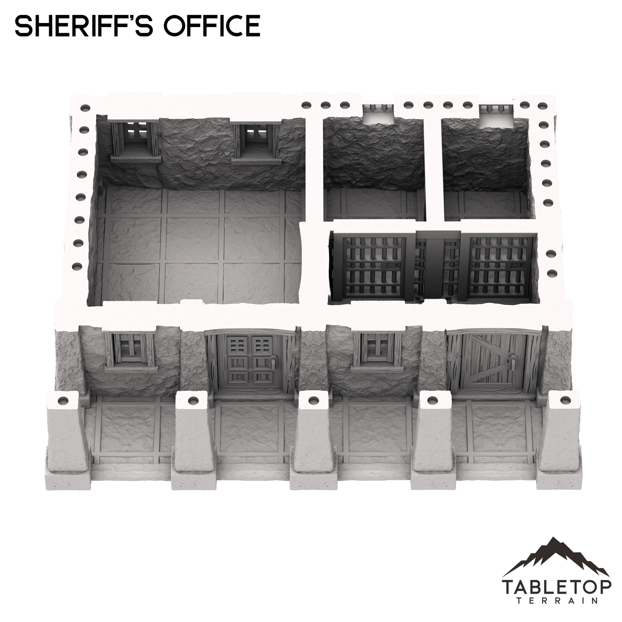 Spanish Sheriff's Office + Jail - Old Wild Western Rush