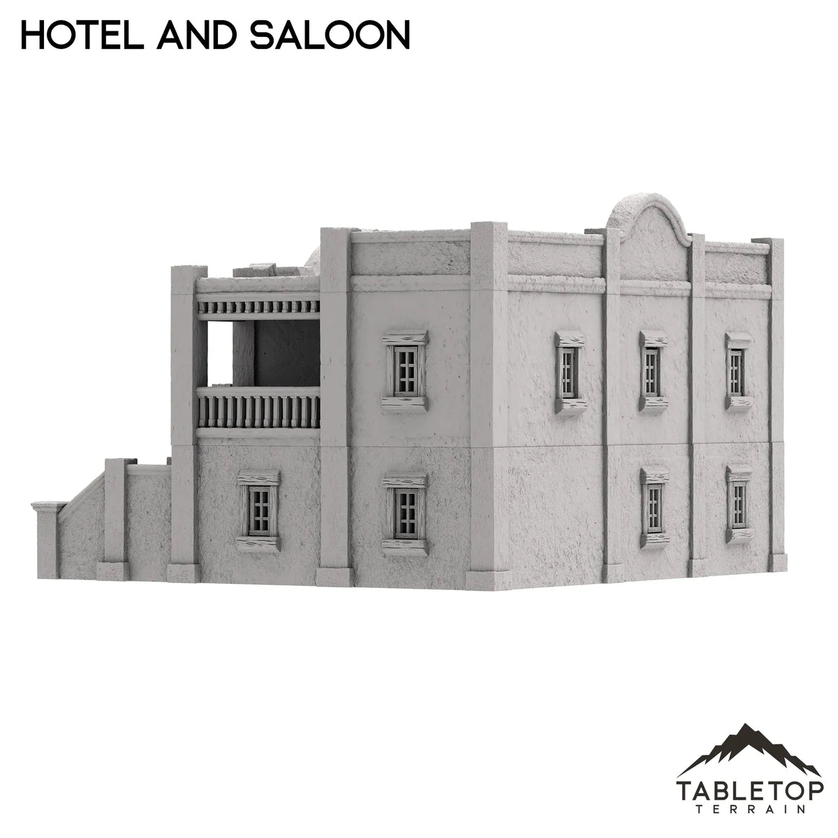 Spanish Style Hotel and Saloon - Old Wild Western Rush