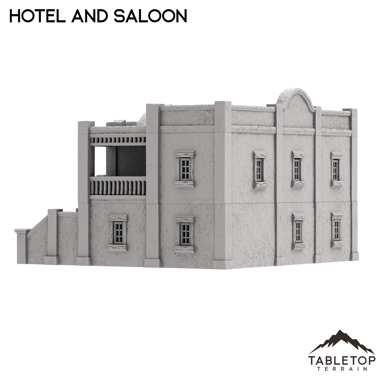 Spanish Style Hotel and Saloon - Old Wild Western Rush