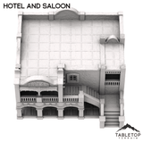 Spanish Style Hotel and Saloon - Old Wild Western Rush