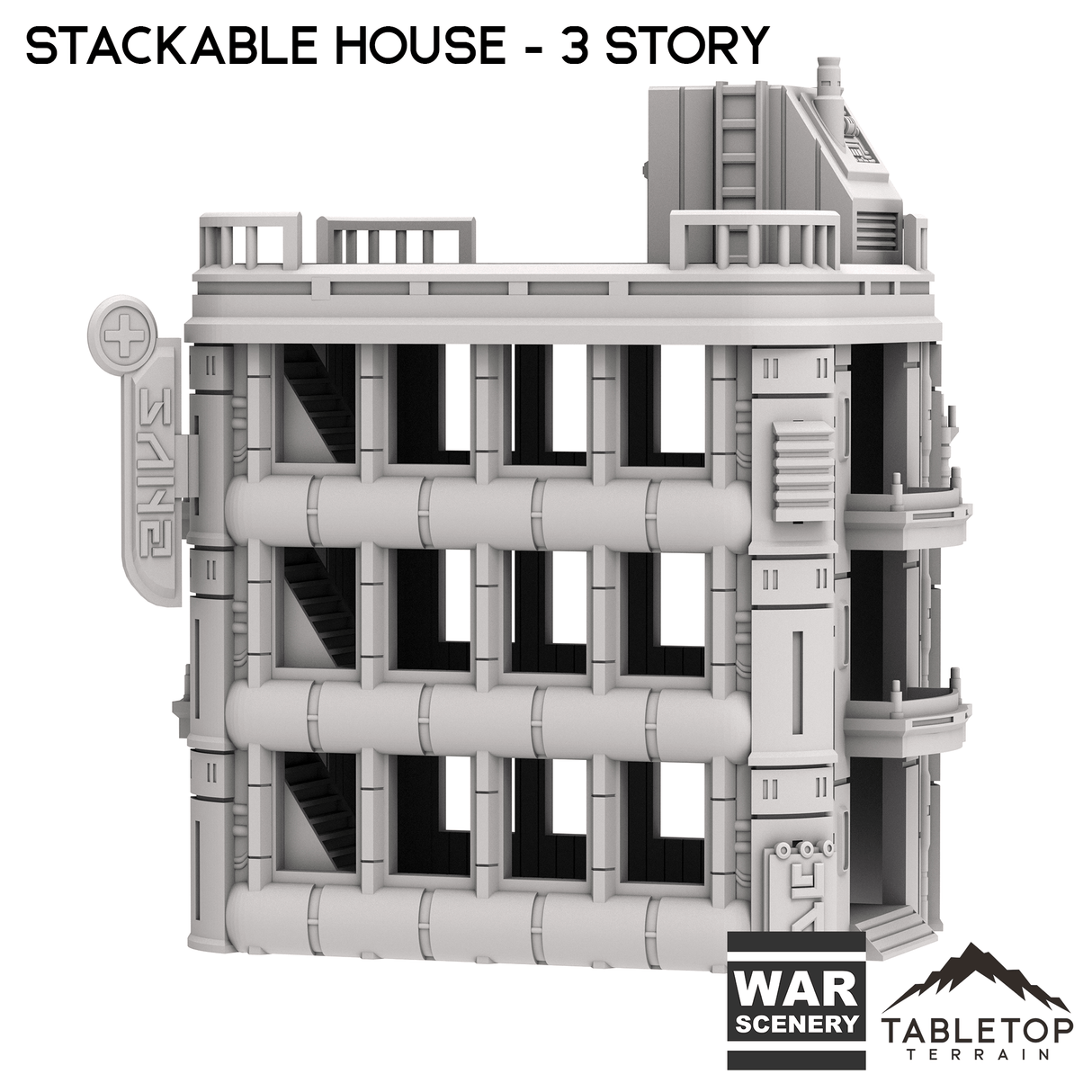 Stackable House - Futuristic City