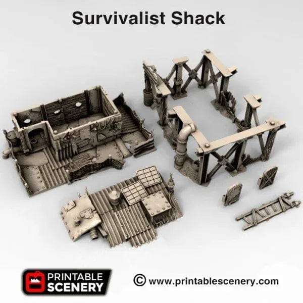 Survivalist Shack - Apocalyptic Building