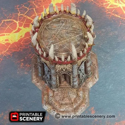 Temple of the Damned - Demon Fantasy Building