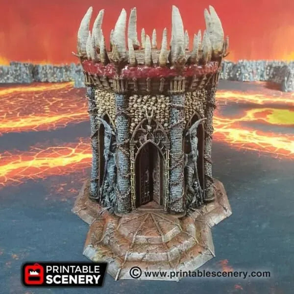 Temple of the Damned - Demon Fantasy Building