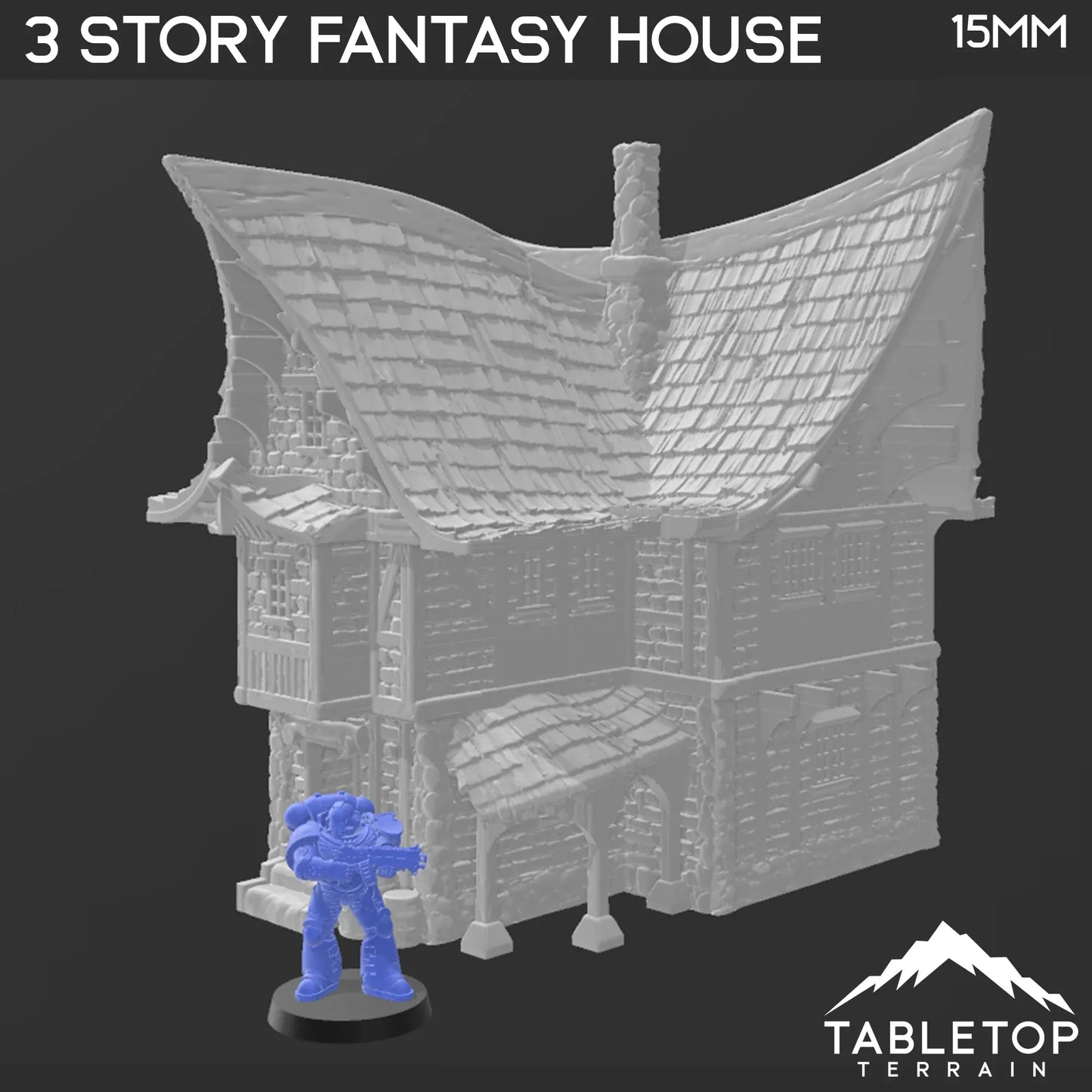 Three Story Fantasy House - City of Spiritdale - Fantasy Building