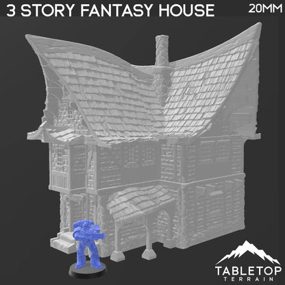 Three Story Fantasy House - City of Spiritdale - Fantasy Building