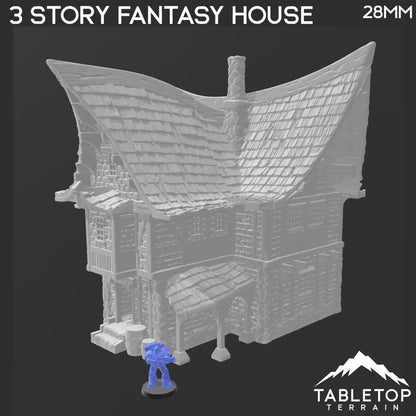 Three Story Fantasy House - City of Spiritdale - Fantasy Building