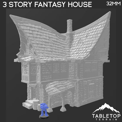 Three Story Fantasy House - City of Spiritdale - Fantasy Building