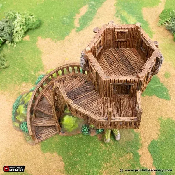 Tree House - Rise of the Halflings - Fantasy Building