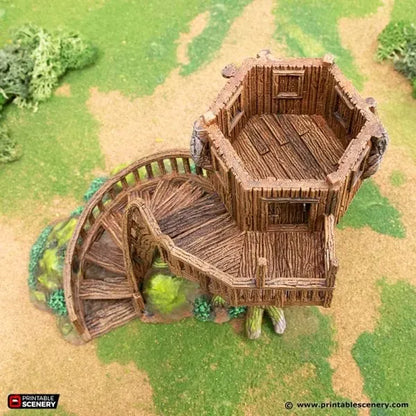 Tree House - Rise of the Halflings - Fantasy Building