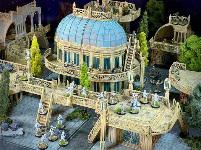 Utopia Tall Mansion Inspired by Theed