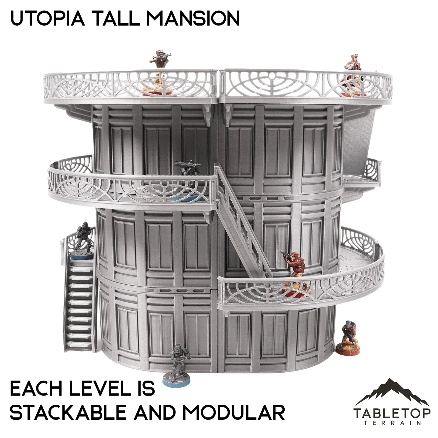 Utopia Tall Mansion Inspired by Theed