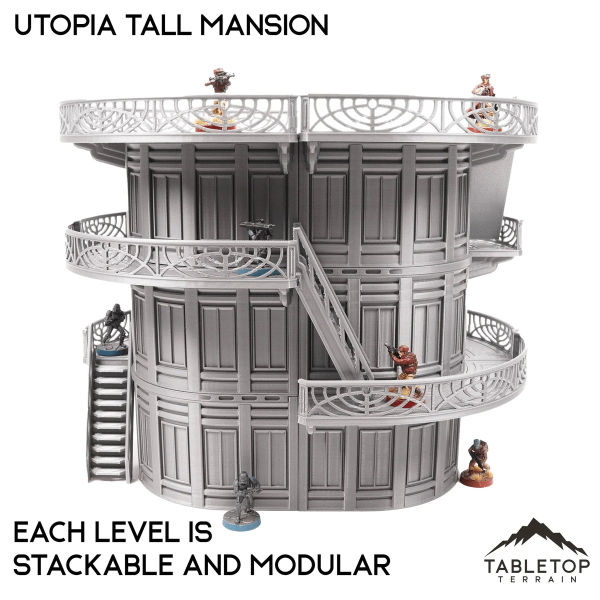 Utopia Tall Mansion Inspired by Theed