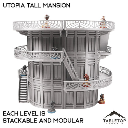 Utopia Tall Mansion Inspired by Theed