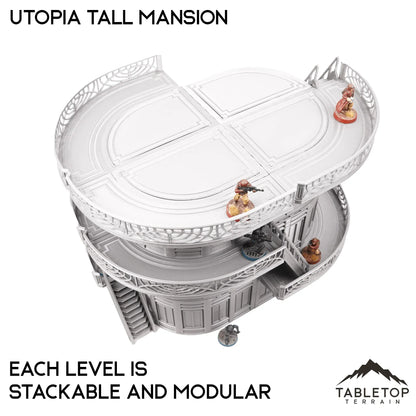 Utopia Tall Mansion Inspired by Theed