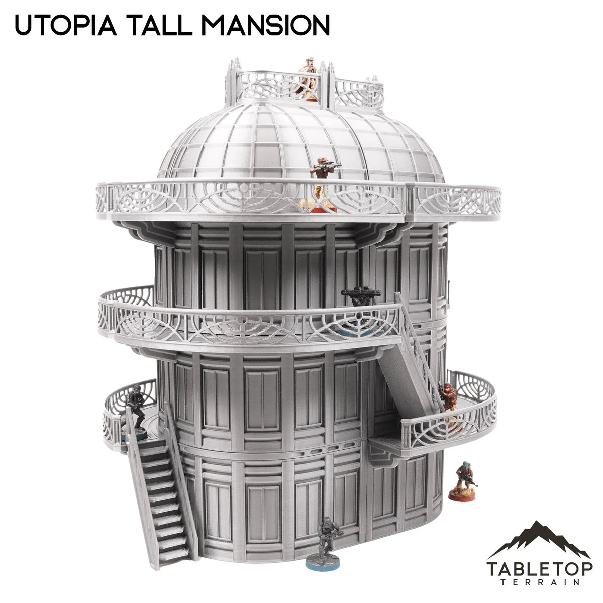 Utopia Tall Mansion Inspired by Theed