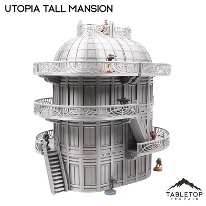 Utopia Tall Mansion Inspired by Theed
