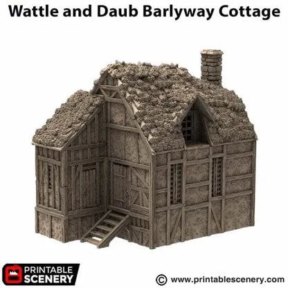 Wattle and Daub Barlyway Cottage - Country & King - Fantasy Historical Building