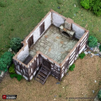 Wattle and Daub Barlyway Cottage - Country & King - Fantasy Historical Building