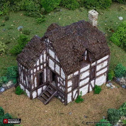 Wattle and Daub Barlyway Cottage - Country & King - Fantasy Historical Building