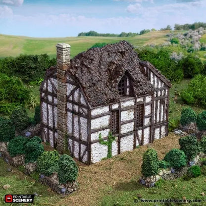 Wattle and Daub Barlyway Cottage - Country & King - Fantasy Historical Building