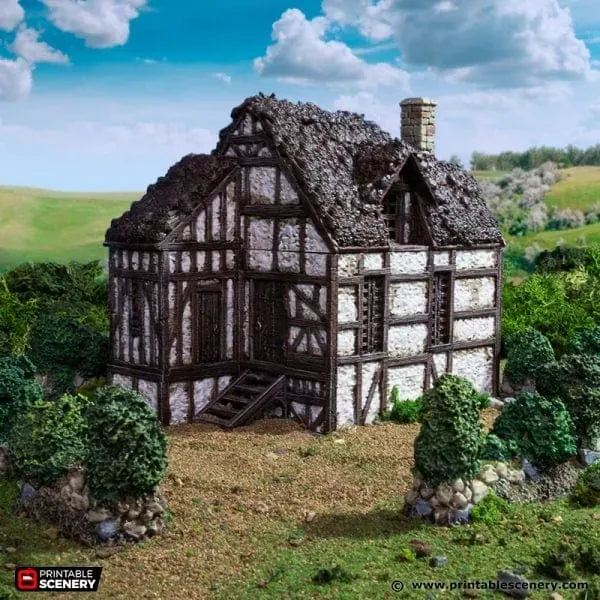 Wattle and Daub Barlyway Cottage - Country & King - Fantasy Historical Building