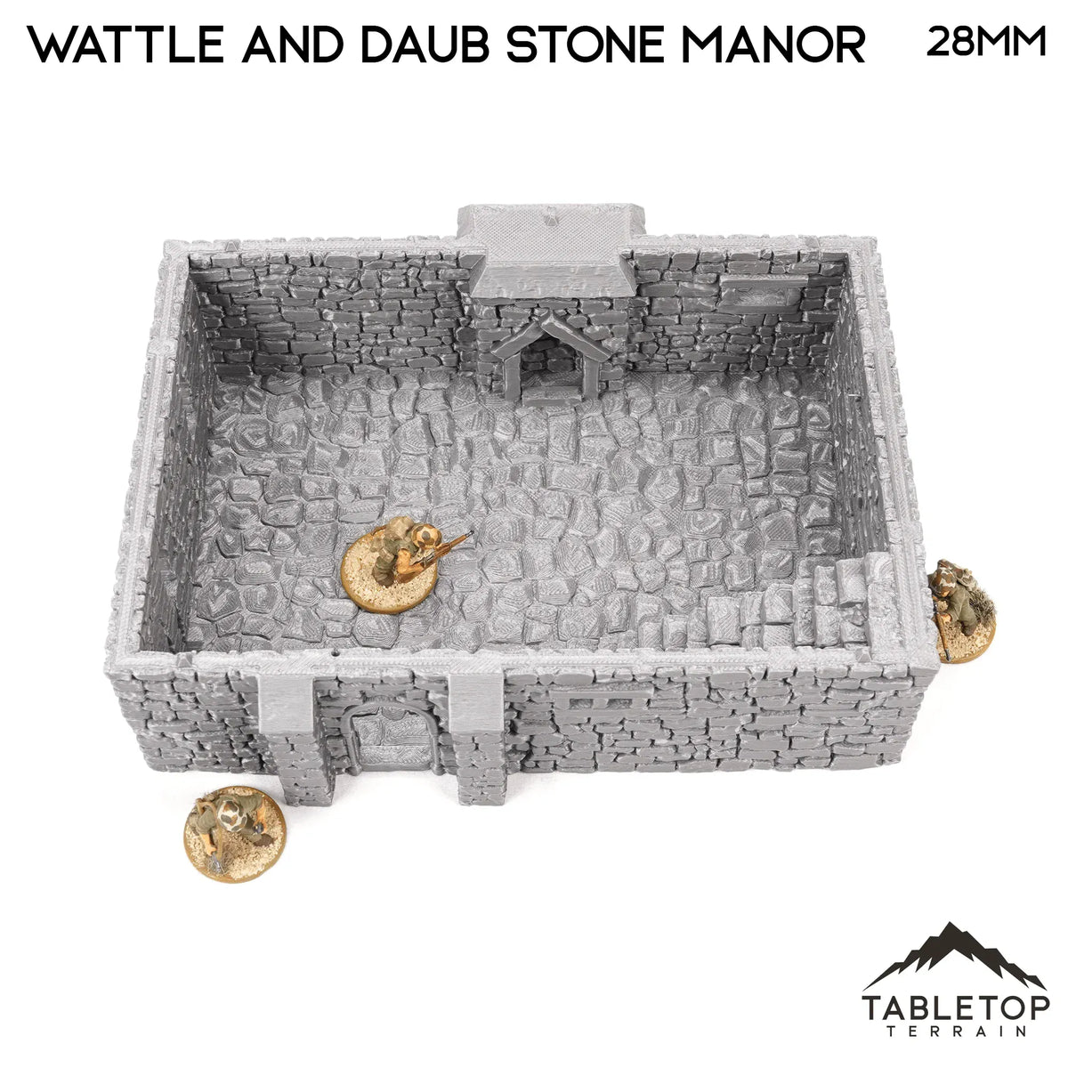 Wattle and Daub Stone Manor - Country & King - Fantasy Historical Building