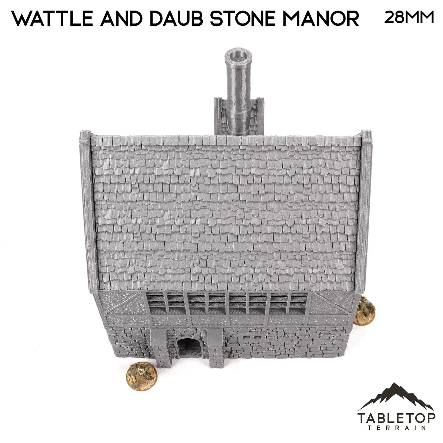 Wattle and Daub Stone Manor - Country & King - Fantasy Historical Building