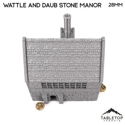 Wattle and Daub Stone Manor - Country & King - Fantasy Historical Building