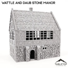 Wattle and Daub Stone Manor - Country & King - Fantasy Historical Building