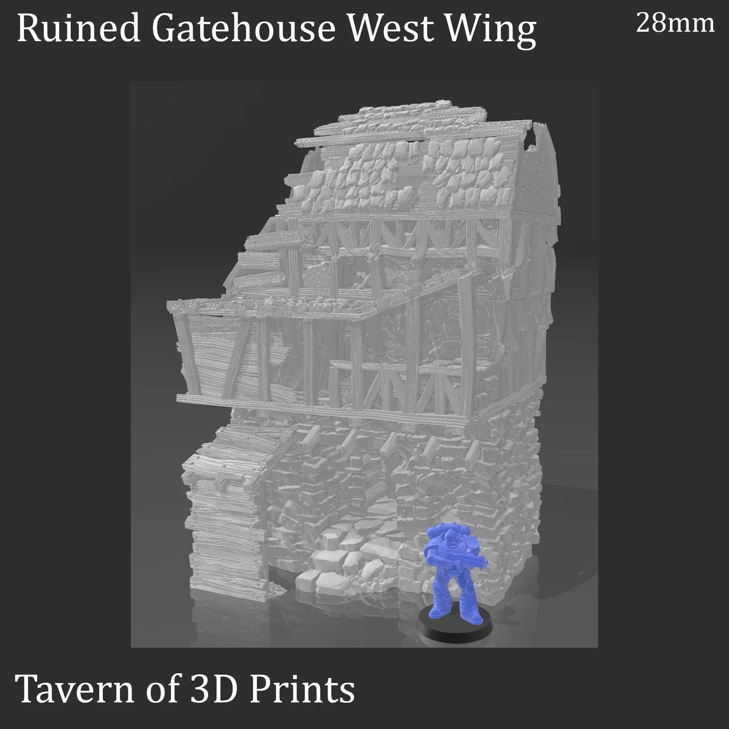 Ruined Gatehouse - Fantasy Building